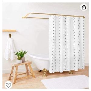 Boho shower curtain